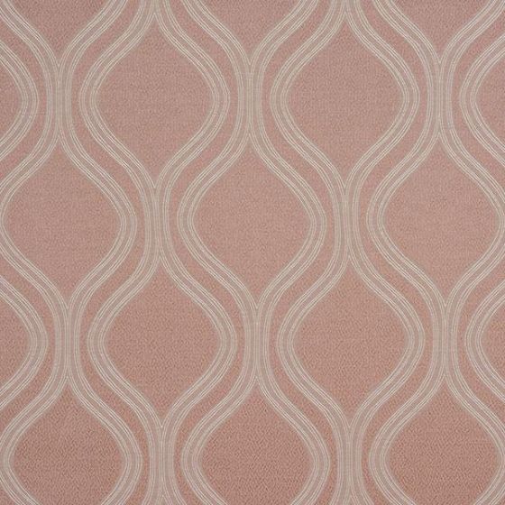 Paphos Curtain Fabric in Blush