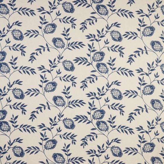 Vinery Curtain Fabric in Delft