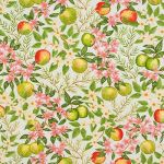 Apple Blossom in Green by Fryetts Fabrics