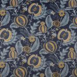 Cantaloupe in Navy by iLiv Fabrics