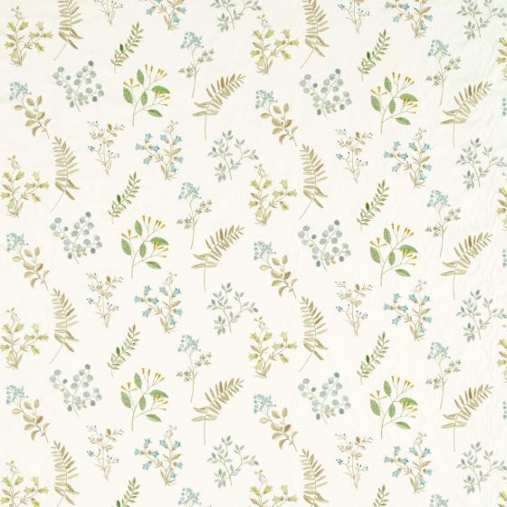 Brigitte Curtain Fabric in Apple