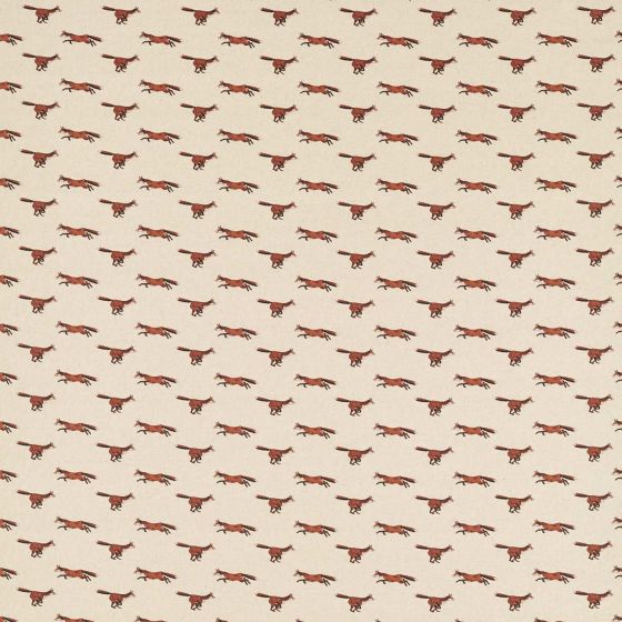 Foxbury Curtain Fabric in Spice