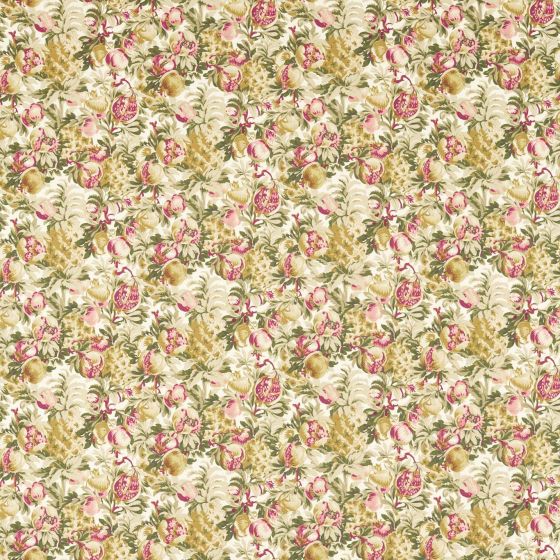 Francis Curtain Fabric in Blush Raspberry