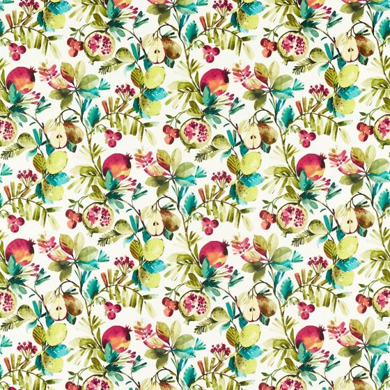 Fruta Cotton Curtain Fabric in Summer