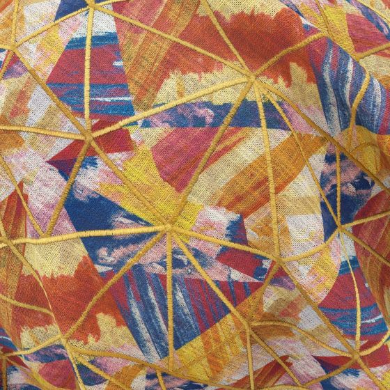 Liana Curtain Fabric in Confetti