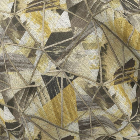 Liana Curtain Fabric in Moss