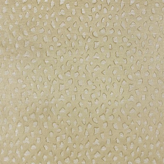 Panthera Curtain Fabric in Charcoal