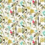 Palm in Charcoal Citron by Studio G Fabric