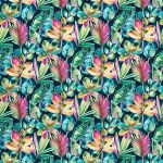 Rainforest Velvet in Multi by Studio G Fabric