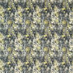 Rosedene in Charcoal Chartreuse by Studio G Fabric