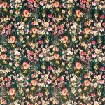 Wild Meadow Velvet in Noir by Studio G Fabric