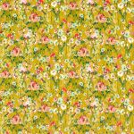 Wild Meadow Velvet in Ochre by Studio G Fabric