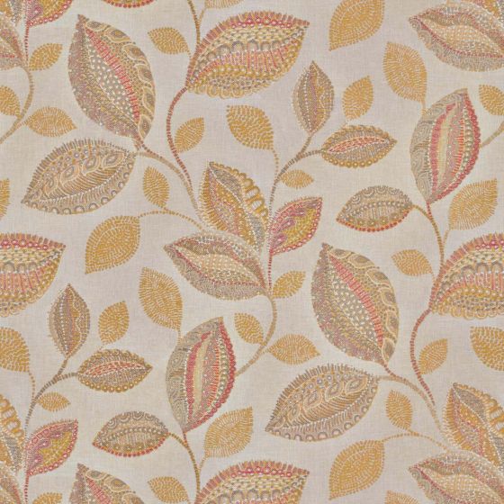 Oakley Curtain Fabric in Spice