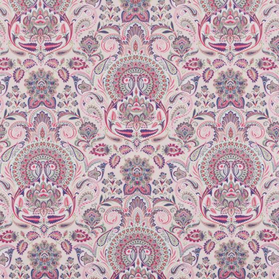 Shiraz Curtain Fabric in Blush