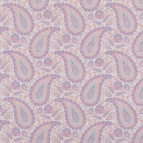 Tigris Curtain Fabric in Blush