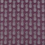 Ananas in Plum by Beaumont Textiles