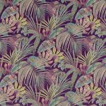 Hutan Palm in Plum by Beaumont Textiles