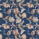 Oleander in Blue by Beaumont Textiles