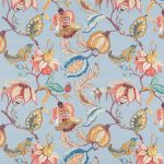 Oleander in Mandarin by Beaumont Textiles