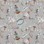 Oleander in Slate by Beaumont Textiles