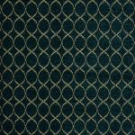 Trellis in Teal by Fryetts Fabrics
