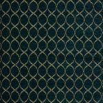 Trellis in Teal by Fryetts Fabrics