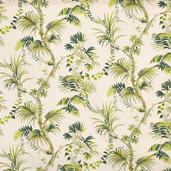 Analeigh Curtain Fabric in Palm
