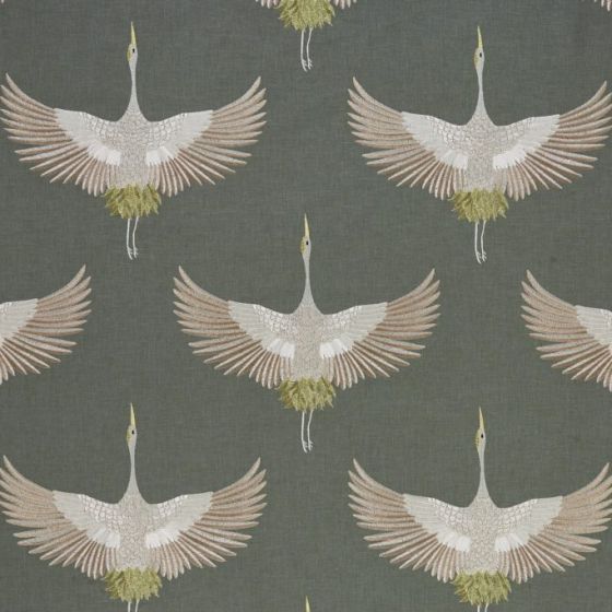 Demoiselle Curtain Fabric in Copper