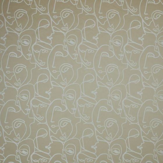 Henri Curtain Fabric in Emerald