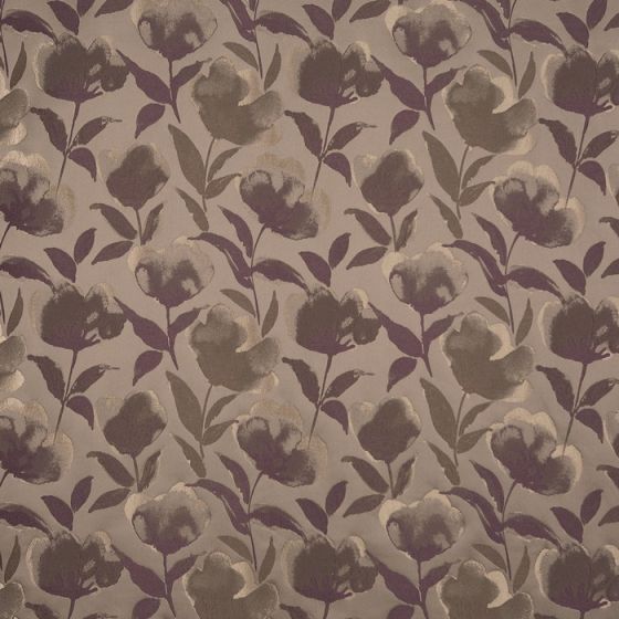 Lotus Curtain Fabric in Pampas