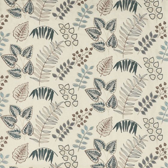 Marcella Curtain Fabric in Sangria