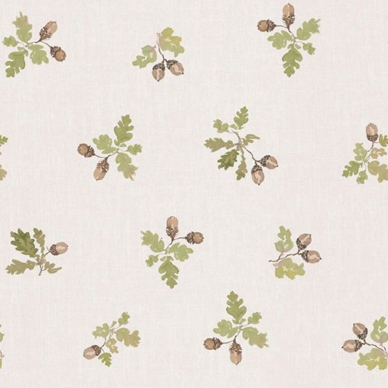 Nutkins Curtain Fabric in Cream