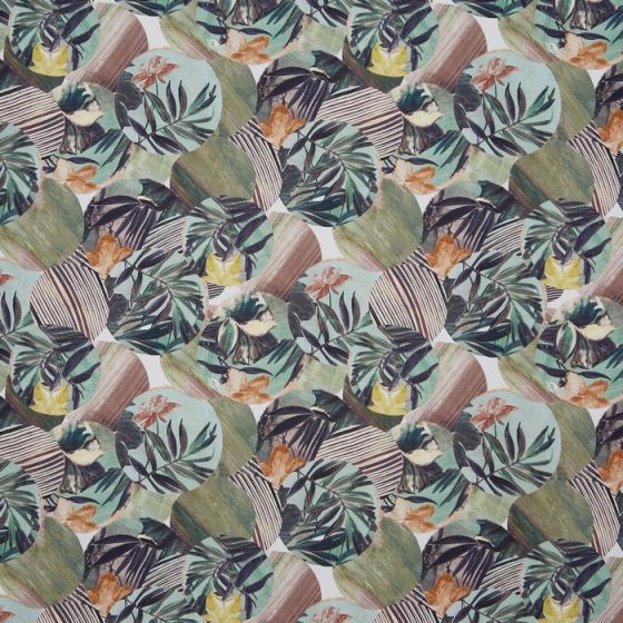 Osaka Curtain Fabric in Spice