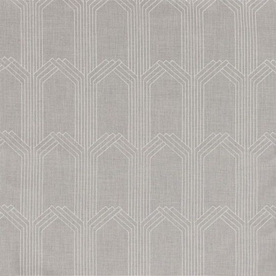 Prismatic Curtain Fabric in Chalk