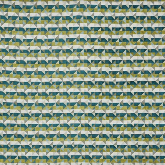 Quinn Curtain Fabric in Peppermint