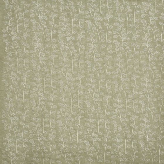 Seedling Curtain Fabric in Basil