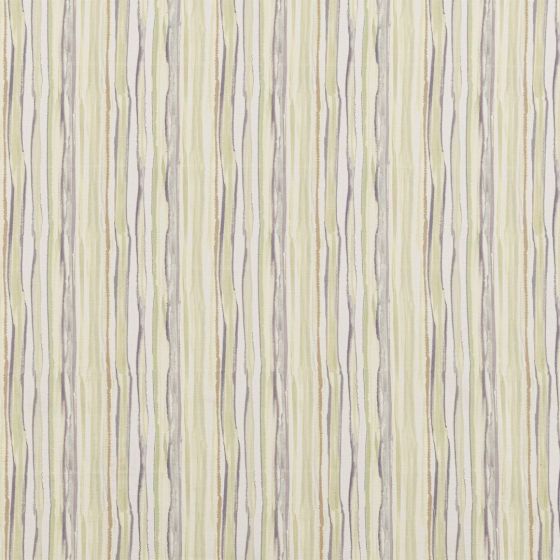 Sun Strip Curtain Fabric in Apple Sorbet