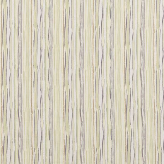 Sun Strip Curtain Fabric in Apple Sorbet