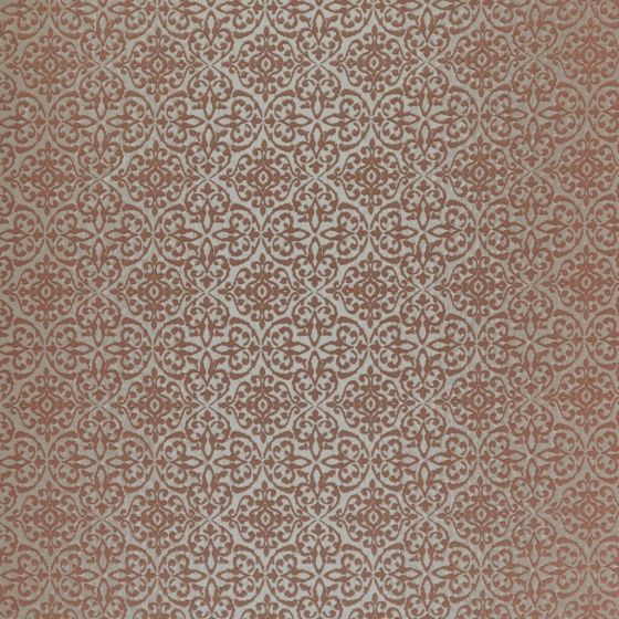 Woburn Curtain Fabric in Clay