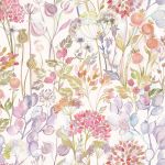 Country Hedgerow Autumn Cream 1.4 Mtr Roll End