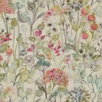 Country Hedgerow in Coral Linen by Voyage Maison