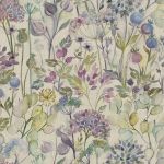 Country Hedgerow in Lilac Linen by Voyage Maison