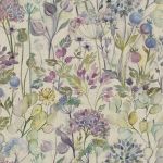 Country Hedgerow in Lilac Linen by Voyage Maison