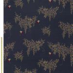 Hummingbird Velvet Deep Navy in Deep Navy by Sara Miller