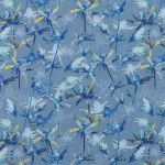 Thistle in Cobalt by Beaumont Textiles