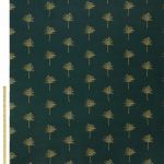 Tropical Palm Velvet in Forest Green by Sara Miller