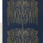 Willow Tree Velvet in Navy by Sara Miller