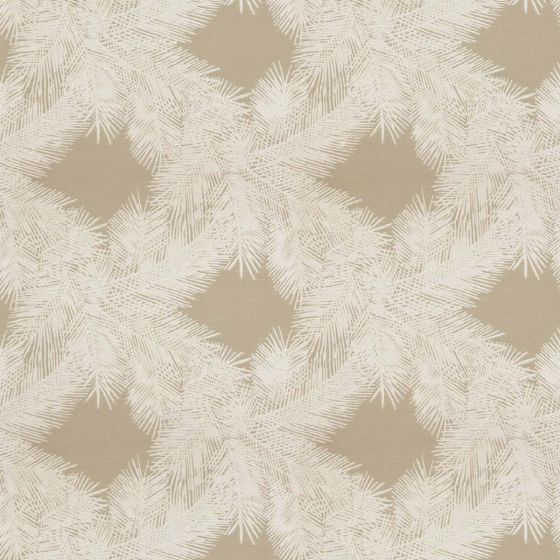 Aruba Curtain Fabric in Champagne