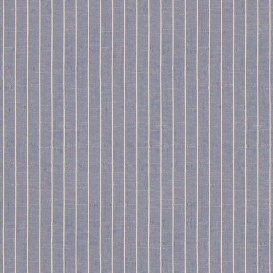 Keswick Curtain Fabric in Denim