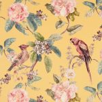 Enchanted Garden in Pampas by iLiv Fabrics